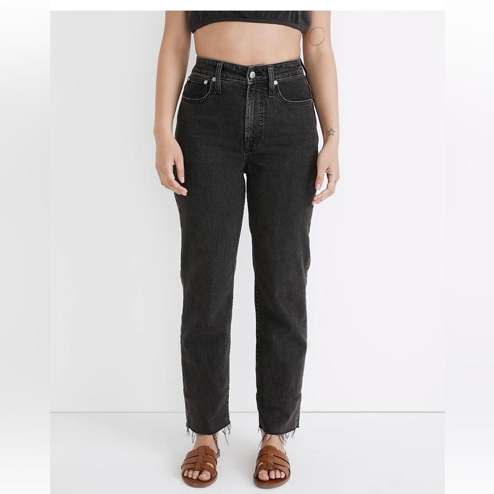 Madewell Perfect Vintage Straight Leg Lunar Wash